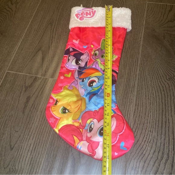 Kurt Adler MY LITTLE PONY Christmas Stocking RAINBOW DASH PINKIE PIE APPLE JACK - Picture 7 of 8